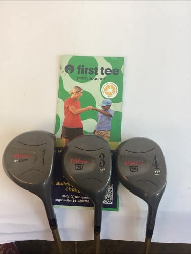 Wilson System 45 Fairway Woods Set 1-3-4 With Aldila HM-40 Graphite Shafts NEW