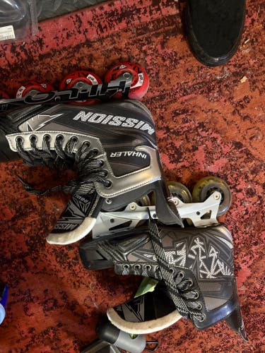 Mission Inhaler NLS6 Inline Skates Wide Width Size 8.5 (Used)