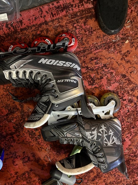 Mission Inhaler NLS6 Inline Skates Wide Width Size 8.5 (Used)