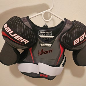 Bauer Lil Sport Shoulder Pads- Junior- Small-  Used