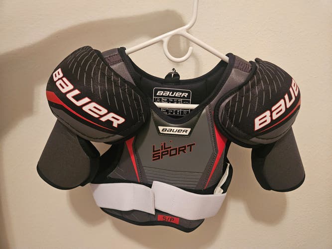 Bauer Lil Sport Shoulder Pads- Junior- Small-  Used