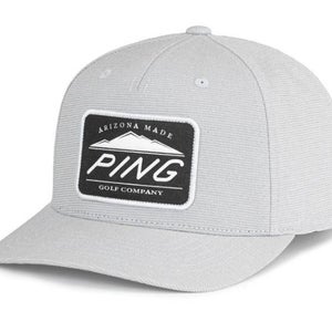 PING Camelback Patch Flexfit 110 Snapback Adjustable Golf Hat Cap Gray NEW