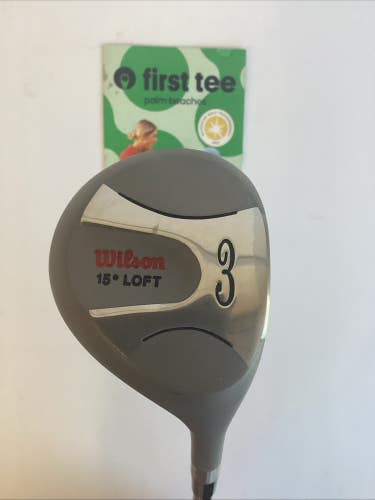 Wilson System 45 Fairway 3 Wood 15* With Stiff Steel Shaft NEW