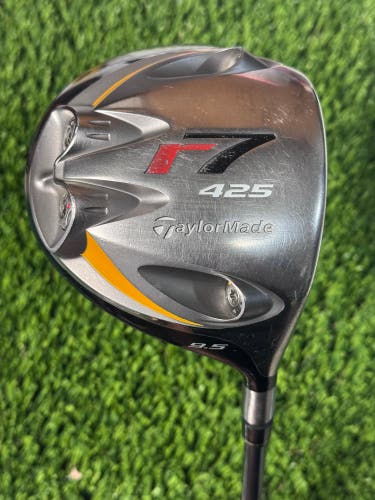 Right Handed Taylormade R7 425 Driver 9.5° Fujikura REAX Stiff Flex 75g Graphite