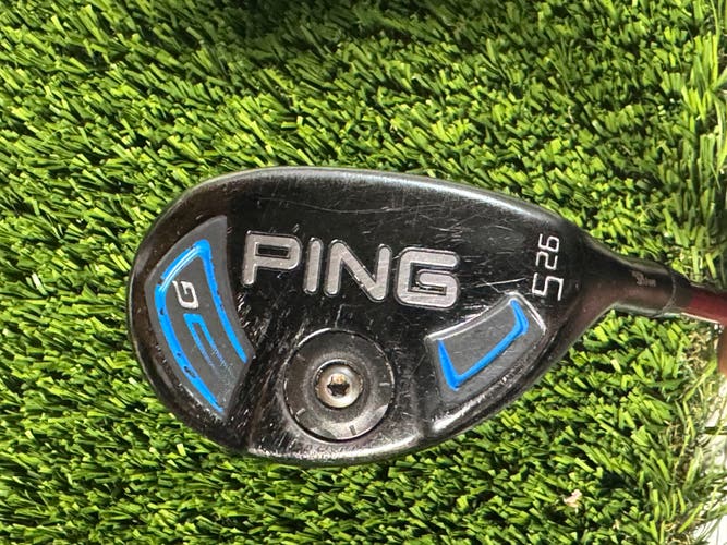 Right Handed Ping 2016 G Hybrid 5 Hybrid 26° TFC 149 Regular Flex 39”