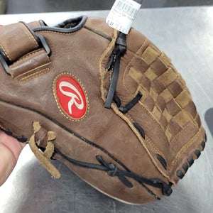 Used Rawlings RBG360B BB/SB Glove RH Throw Brown 12 1/2" 11497-S000153843