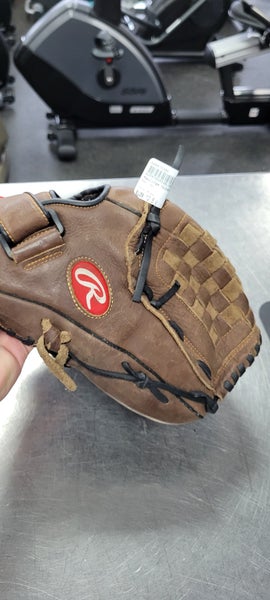 Used Rawlings RBG360B BB/SB Glove RH Throw Brown 12 1/2" 11497-S000153843