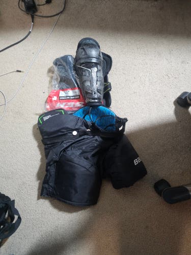 Pants, shin pads, socks bundle