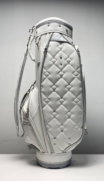 XXIO Royal Edition Cart Bag White 5-Way Divide Single Strap Golf Bag