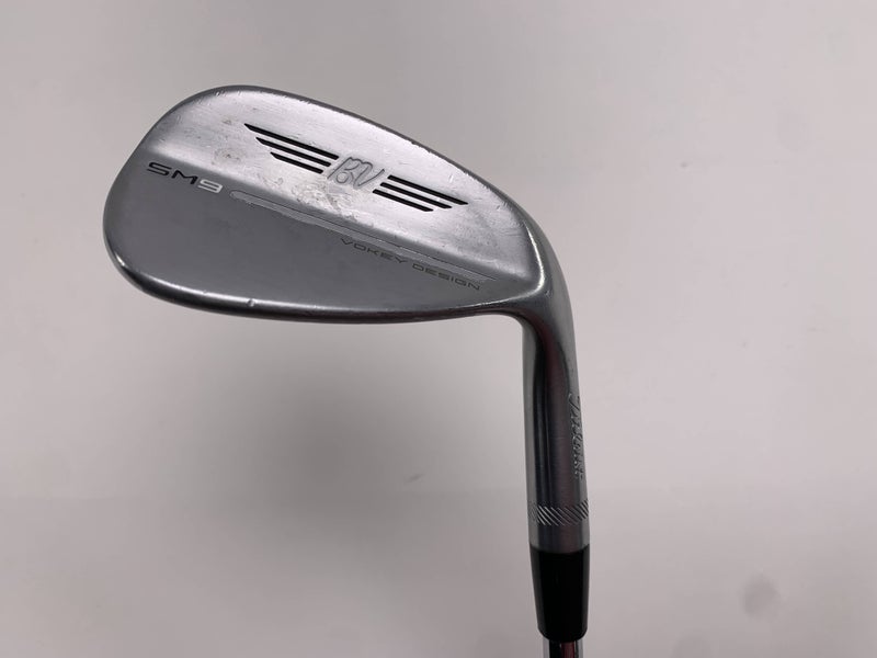 Titleist Vokey SM9 Tour Chrome Gap Wedge 50* 12 Bounce F-Grind Steel Mens RH