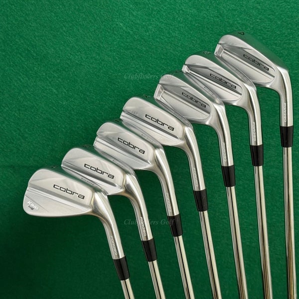 Cobra King 2023 CB/MB Forged 4-PW Iron Set KBS $-Taper 120 Steel Stiff