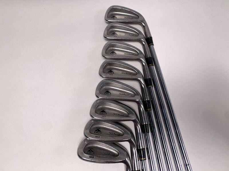 Titleist DCI 962 Iron Set 3-PW Dynamic Gold S300 Stiff Steel Mens RH Rattle