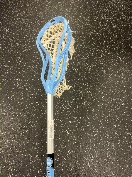 Used STX HOPKINS LACROSSE Jr Atk/Mid Complete Stick Carolina Blue 11849-S000032817