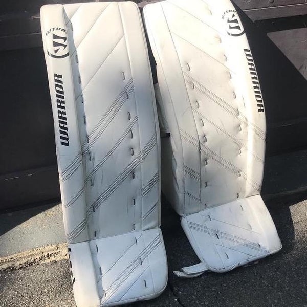 34" Warrior Ritual G4 Pro Goalie Leg Pads – Pro Stock (READ DESCRIPTION)