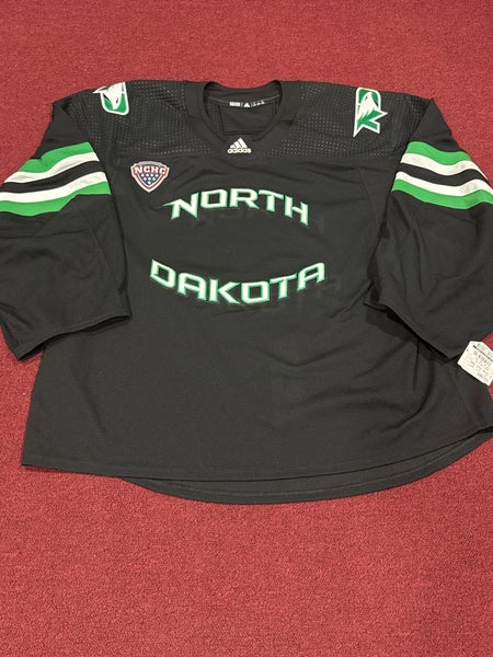 University of North Dakota Goalie Cut Game Adidas Jersey (New) Item#NDGB1