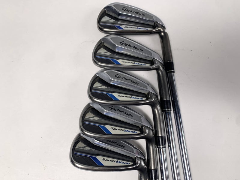 TaylorMade Speedblade Iron Set 6-PW VeloxT 95g Regular Steel Mens RH