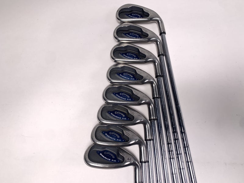 Callaway X-16 Iron Set 3-PW Uniflex Steel Mens RH Midsize Grips