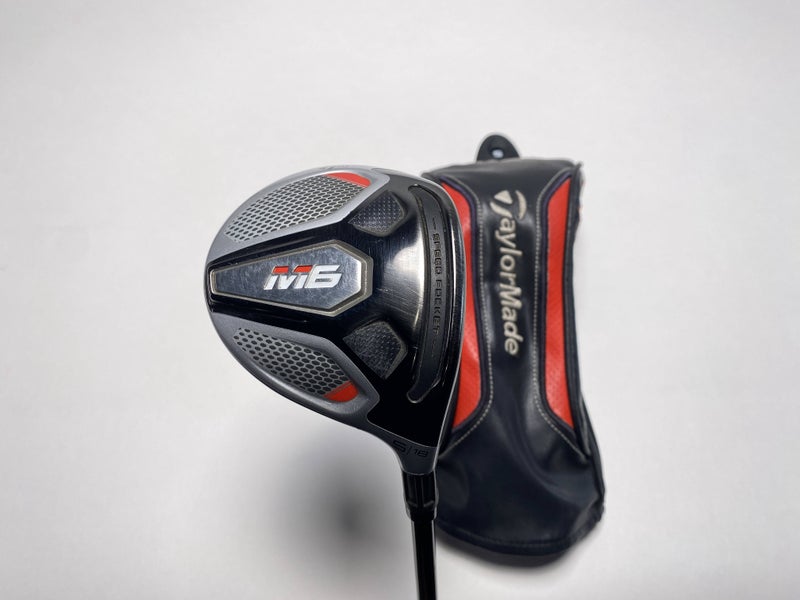 TaylorMade M6 5 Fairway Wood 18* Fujikura Atmos Regular Graphite Mens RH HC