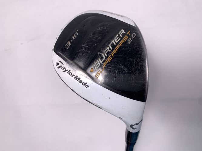 TaylorMade Burner Superfast 2.0 3 Hybrid 18* REAX 60g Stiff Graphite Mens RH