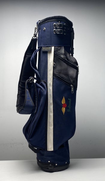 Jones Baltusrol Stand Bag Navy 3-Way Divide Single Strap Golf Bag