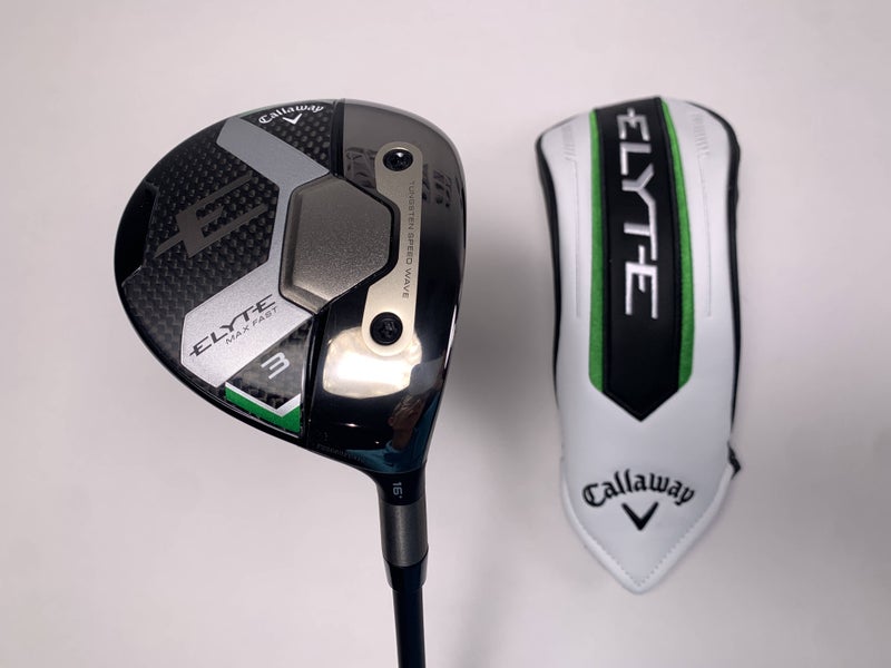 Callaway Elyte Max Fast 3 Fairway Wood 15* Vanquish 4 R2 Senior RH HC NEW