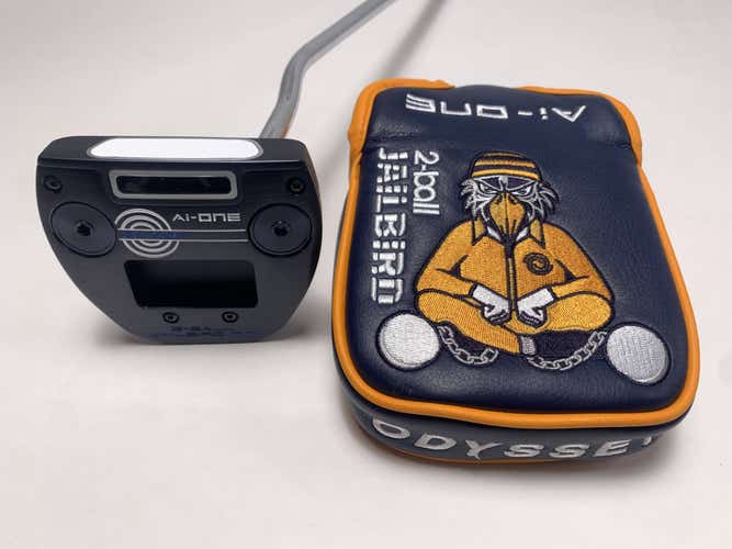 Odyssey Ai-One 2-Ball Jailbird Mini Putter 35" Mens RH HC