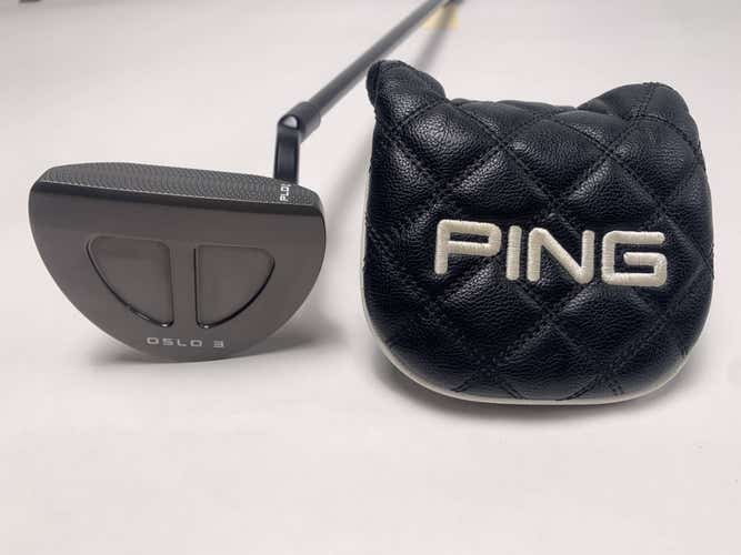 Ping PLD Milled Oslo 3 Gunmetal Putter 35" Black Dot Mens RH HC