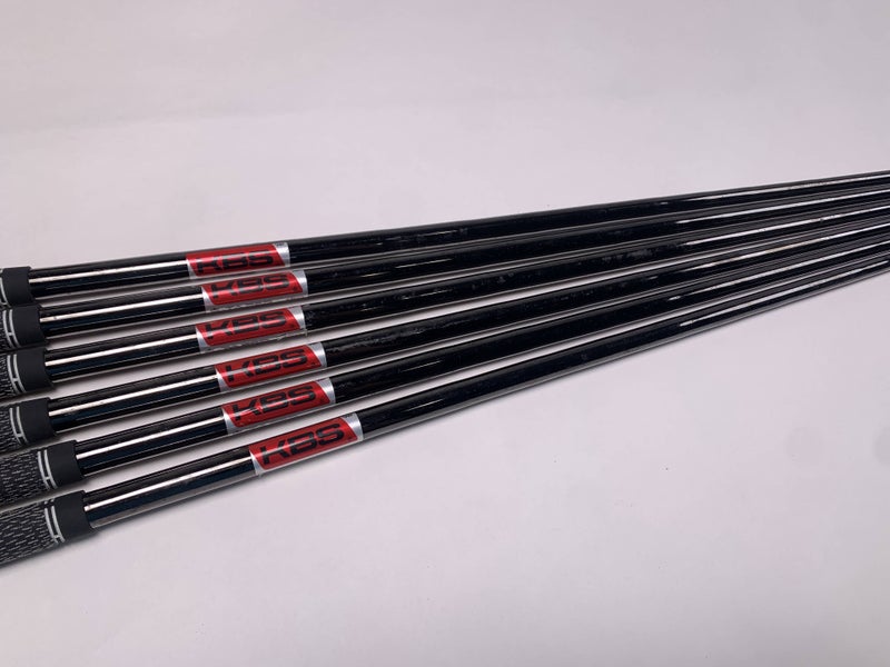 KBS $-Taper 120 120g Stiff Steel Iron Set 6 Shafts 34.75''-37.25''- Pull 0.355