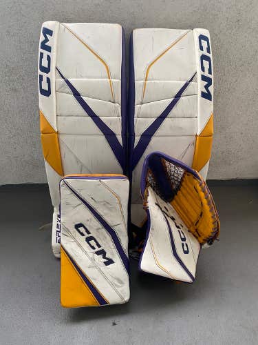 2023 CCM Regular Pro Stock (Used) Eflex 6 Goalie Full Set (READ DESCRIPTION)