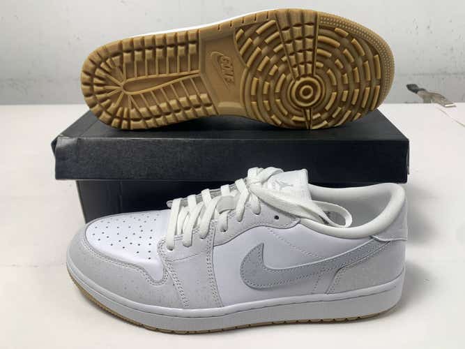 Air Jordan 1 Low G Athletic Shoes White Men's SZ 12 (DD9315-111)