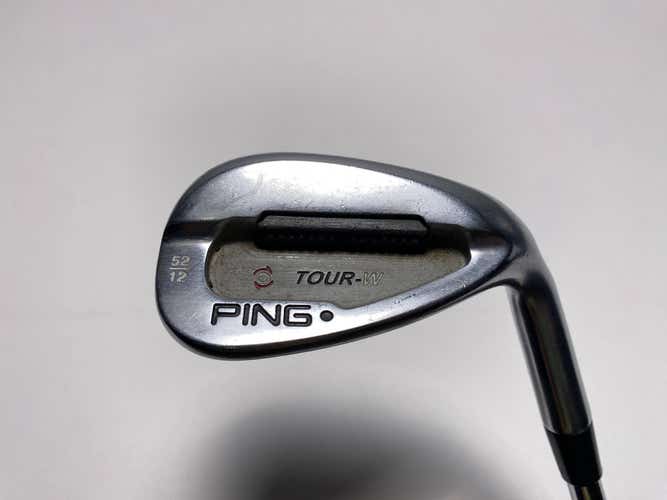 Ping Tour-W Brushed Silver Gap Wedge GW 52* 12 Black Dot AWT Stiff Steel Mens RH