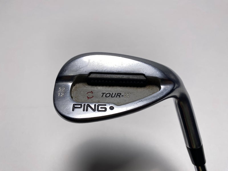 Ping Tour-W Brushed Silver Gap Wedge GW 52* 12 Black Dot AWT Stiff Steel Mens RH