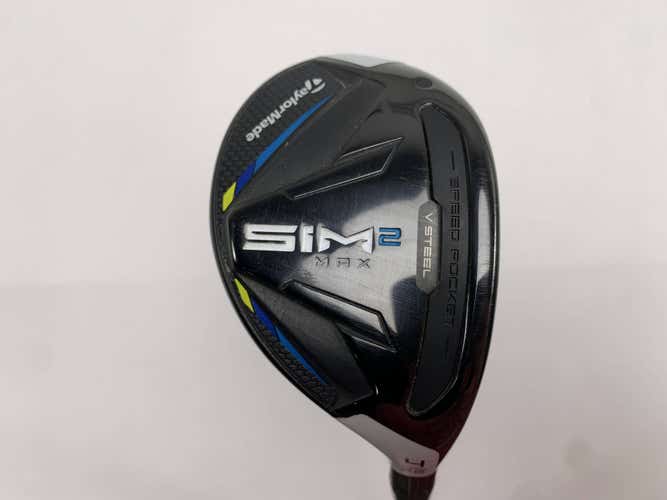 TaylorMade SIM2 MAX Rescue 4 Hybrid 22* Fujikura Ventus Blue 7S Stiff Mens RH