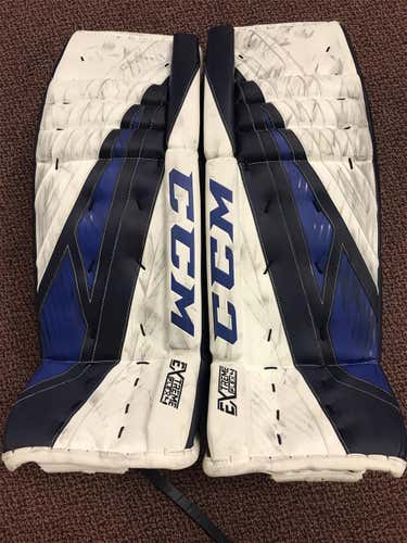 CCM Extreme Flex 4 Goalie Leg Pads – Size 34+2” | Used | High Performance (READ DESCRIPTION)