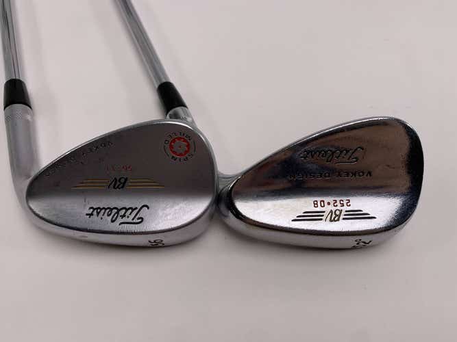 Titleist Vokey Spin Milled Chrome 2009 Wedge Set 52* 8 | 56* 11 Wedge RH