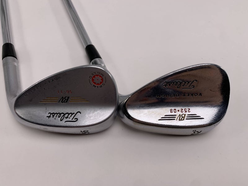 Titleist Vokey Spin Milled Chrome 2009 Wedge Set 52* 8 | 56* 11 Wedge RH