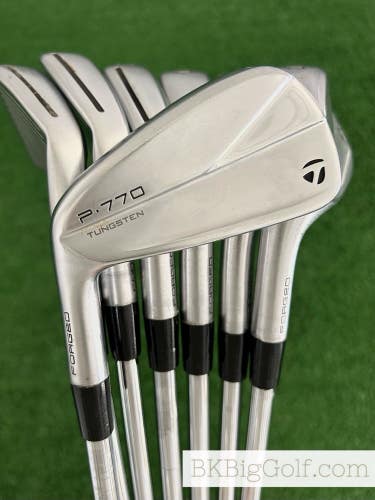 LH Taylormade P770 23 Forged Iron Set 4-P / True Temper AMT Red Regular