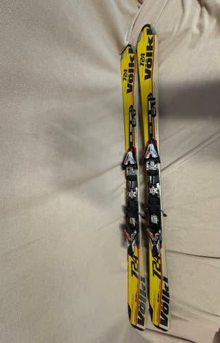 All Mountain 163 cm Volkl 724 Skis With Bindings (Used)