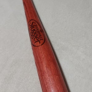 New 33"/32oz Louisville Slugger 243 Ash Wood Baseball Bat Red Natural
