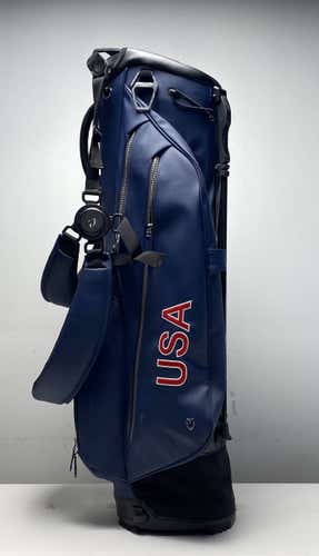 Vessel Lux Series Stand Bag Navy 4-Way Divide Dual Strap Golf Bag
