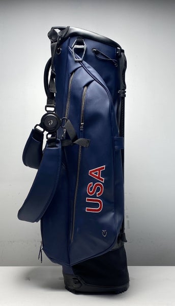 Vessel Lux Series Stand Bag Navy 4-Way Divide Dual Strap Golf Bag