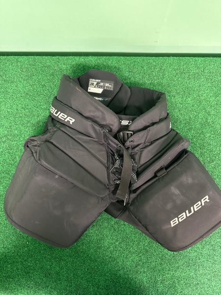 Black Bauer GSX Hockey Goalie Pants (Used) | Junior Large/XL
