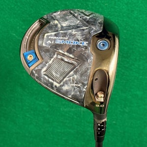 Callaway Paradym Ai Smoke Max 9 Driver Cypher Forty 5.0 Graphite Seniors w/HC