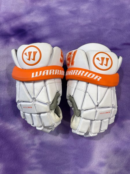 White Warrior Evo Lacrosse Gloves Small (Used)