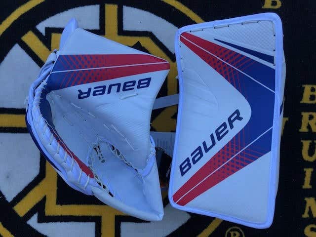 New  Bauer Vapor 1X Goalie Catch Glove &  Goalie Blocker - Senior (READ DESCRIPTION)
