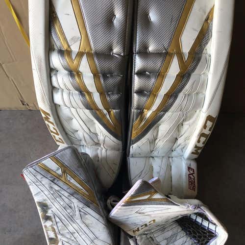 CCM EFlex 4 Pro Goalie Full Set – VGK Lagace | 34 + 1.5 | Pro Stock | Excellent (READ DESCRIPTION)