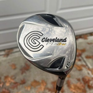 Cleveland Launcher FL 3-Wood 15 Miyazaki Tour Issue Stiff Flex 43.25 NICE