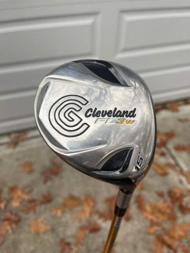 Cleveland Launcher FL 3-Wood 15 Miyazaki Tour Issue Stiff Flex 43.25 NICE