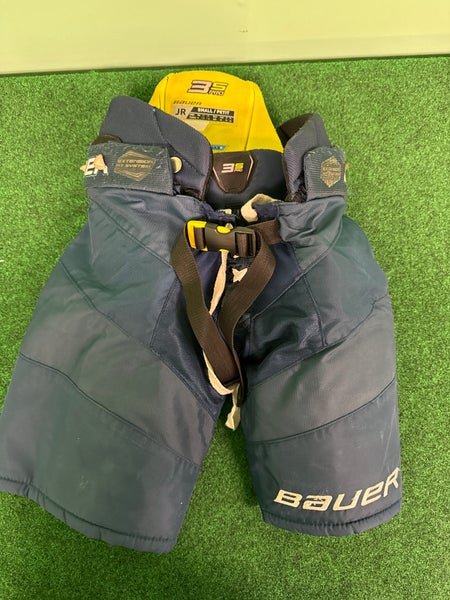 Navy Blue Bauer Supreme 3S Pro Hockey Pants (Used) | Junior Small