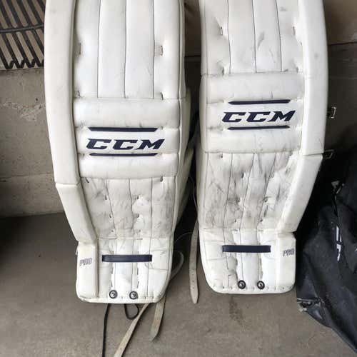 CCM Retro Flex Goalie Full Set – 34” +2 | Senior | White | Great Condition (READ DESCRIPTION)